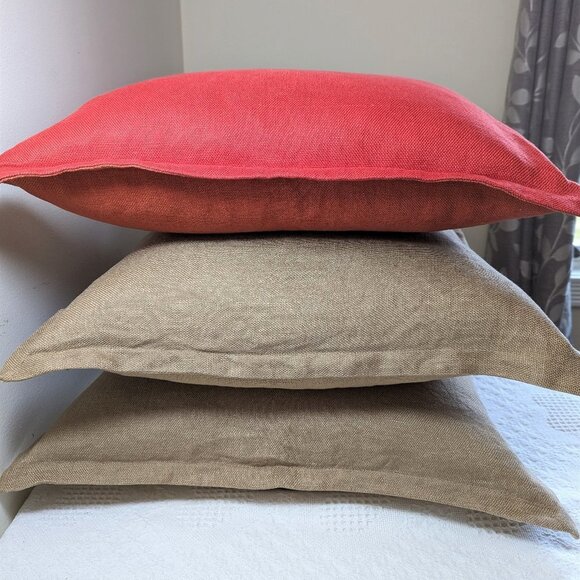 Pottery Barn Belgian Linen Dual Color Pillow-Per Pillow - Picture 2 of 12